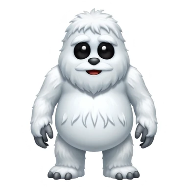 abominable snow man sticker