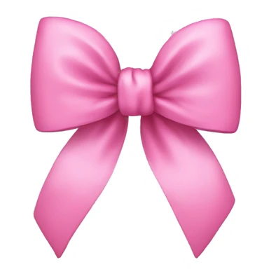 pink bow sticker