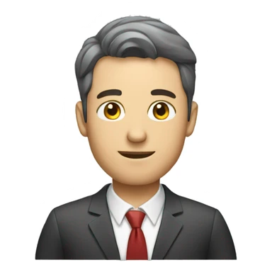 A man investing sticker