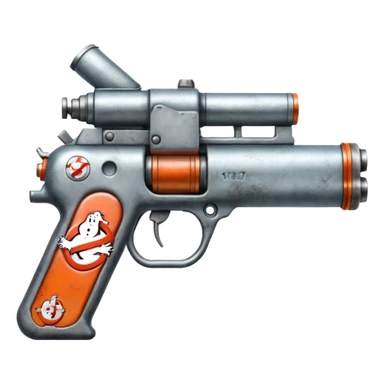 gun Ghostbusters emodji sticker