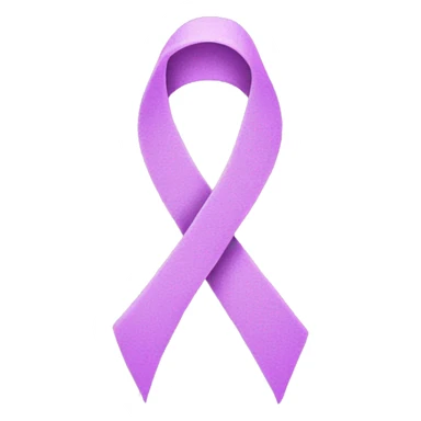 Cancer ribbon sticker