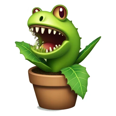 Venus fly trap from little shop of horrors  sticker