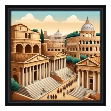 ancient rome sticker