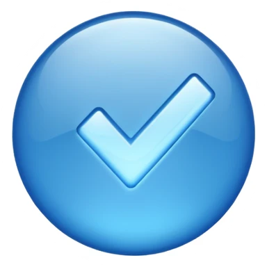 Blue tick verified badge  emoji  sticker