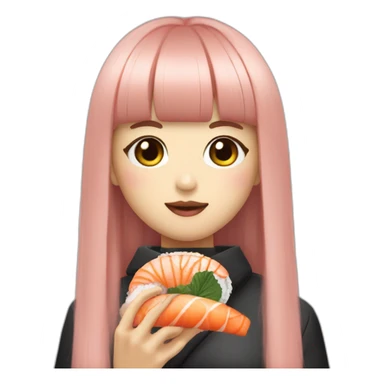Sushi eat Lalisa Manoban sticker