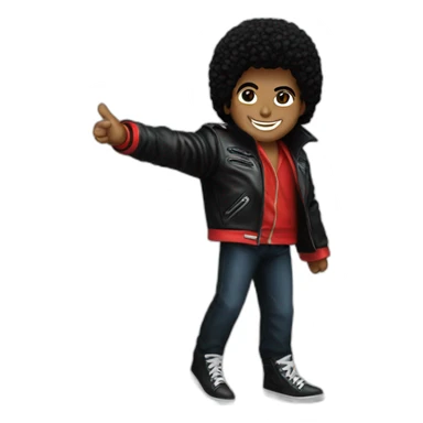 michael jackson thriller jacket sticker