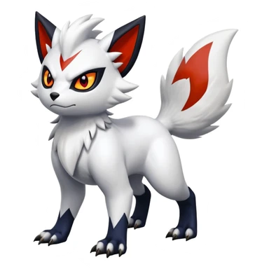 Shiny Litten-Zangoose-Absol-Hybrid (full body) sticker