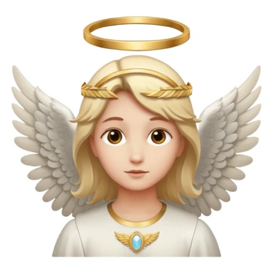 Person as an angel sticker
