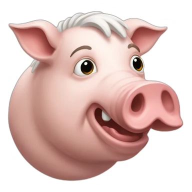 Chevaucheur de cochon sticker