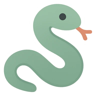 Snake sticker