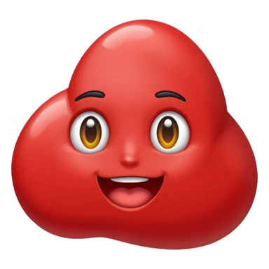 Emoji una piedra rubi  sticker