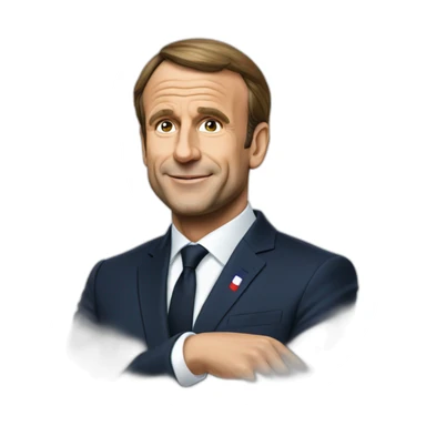 Président of France-macron sticker