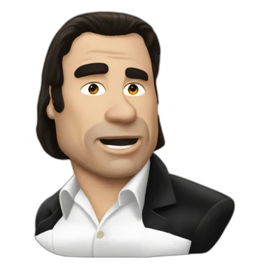 John travolta pulp fiction sticker