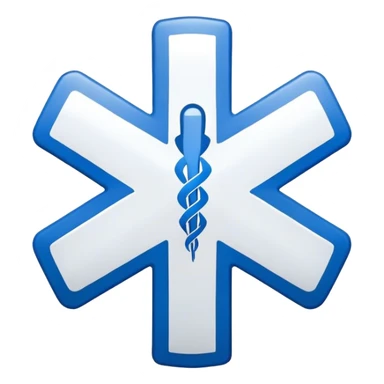 EMS star of life sticker