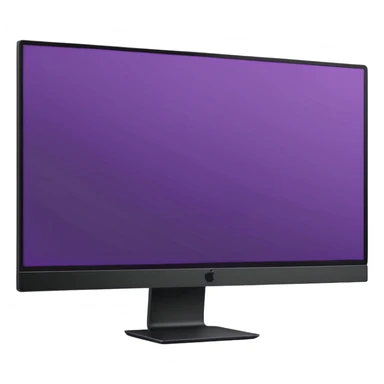 dark purple wide screen monitors sticker