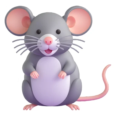 cute rat sticker