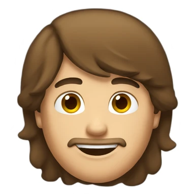 brown haired chad meme sticker