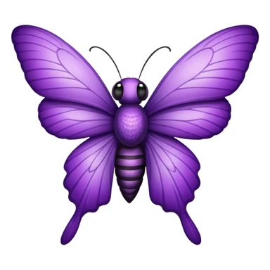 Mariposa morada sticker