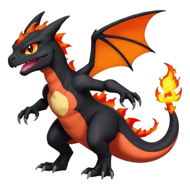 Salandit-Noibat-Litten-Duskull-Charizard-Hybrid (Full body) sticker