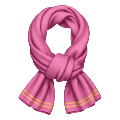 Pink scarf sticker