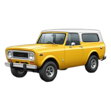 International harvester scout sticker