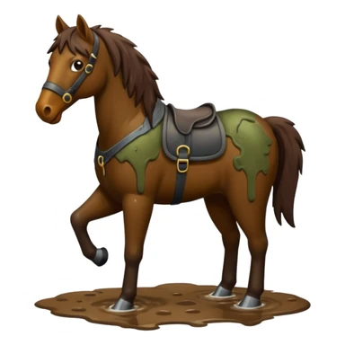 Swamp horse sticker