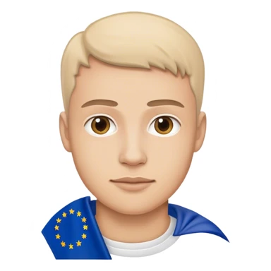 man european union enthusiast  sticker