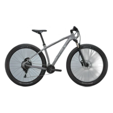 trek btt bike gray sticker