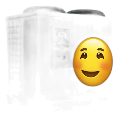 heat pump with a smile sticker