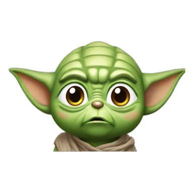 Yoda gifle kirby sticker