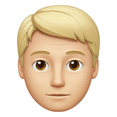 CARA DE UN HOMBRE RUBIO sticker