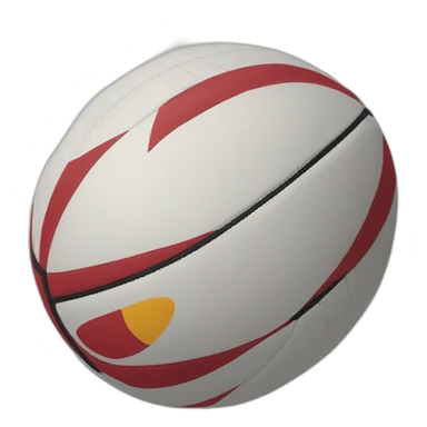 Ballon de rugby sticker