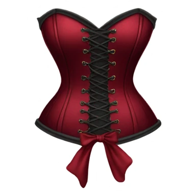 Red wine Corset  sticker