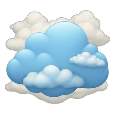 head in the clouds sticker