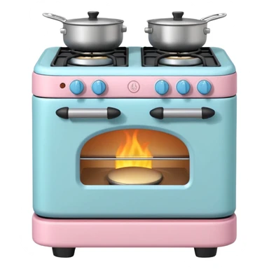 Cute toy stove, single burner only, front view.
BabyBus-style 2.5D soft shading, bright pastel colors
Rounded chunky toy shape, simple details.
Even studio lighting, NO harsh light, NO realism, NO textures.
Smooth matte surface, no outlines, no strokes.
Clean background. sticker