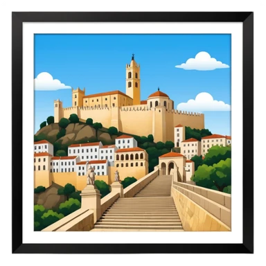 escadas monumentais em coimbra sticker