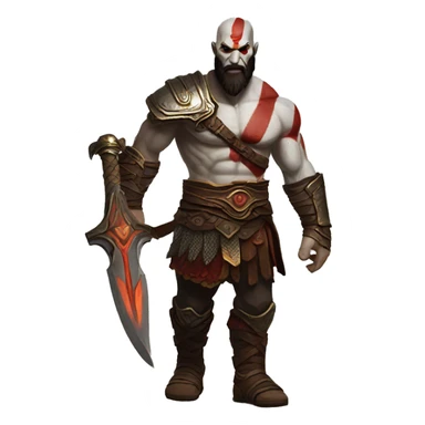 kratos god of war sticker