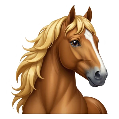 beautiful majestic  horse closeup portrait sticker