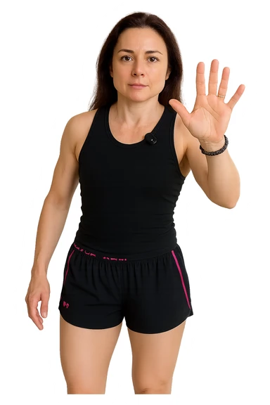 Donna senza cellulite grazie alla sua infiammazione sistemica bassa sticker