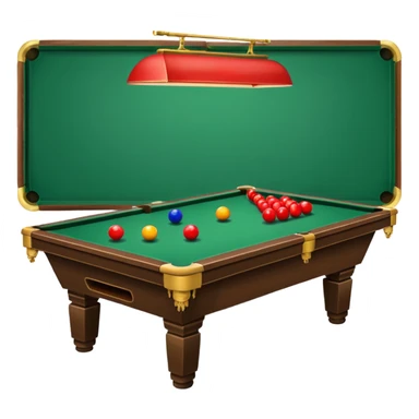 Snooker table sticker