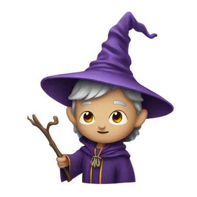 Cute wizard  sticker