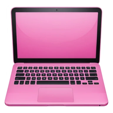 light Pink laptop sticker
