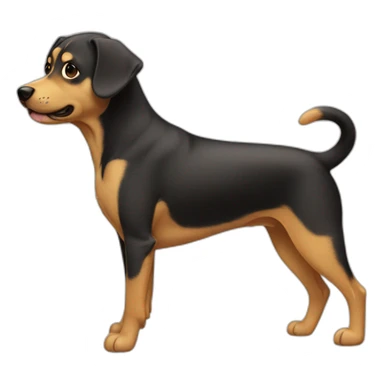 Two legged Dog sticker