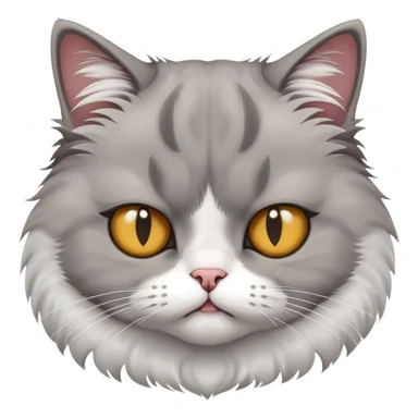 offended cat sticker