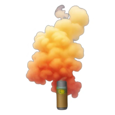 smoke bomb sticker