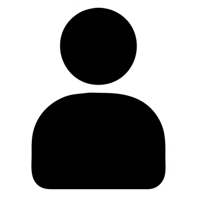 Simple person silhouette, basic human shape sticker