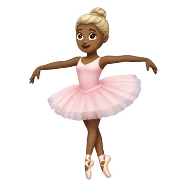 ballerina on pointe sticker