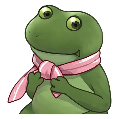 bufo hugging sticker