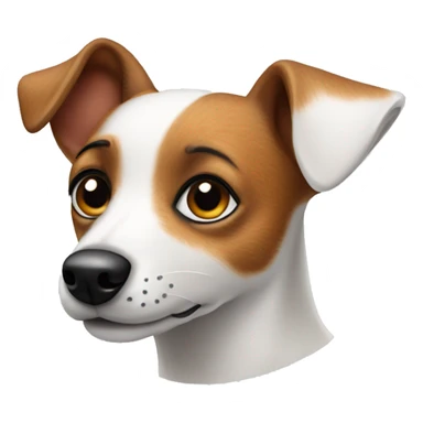 small jack russell dog  sticker