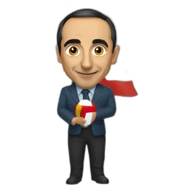 eric zemmour with marroco flag sticker